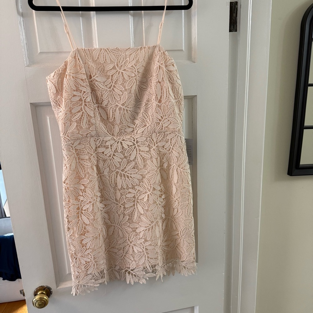 Elegant Lace Spaghetti Strap Dress